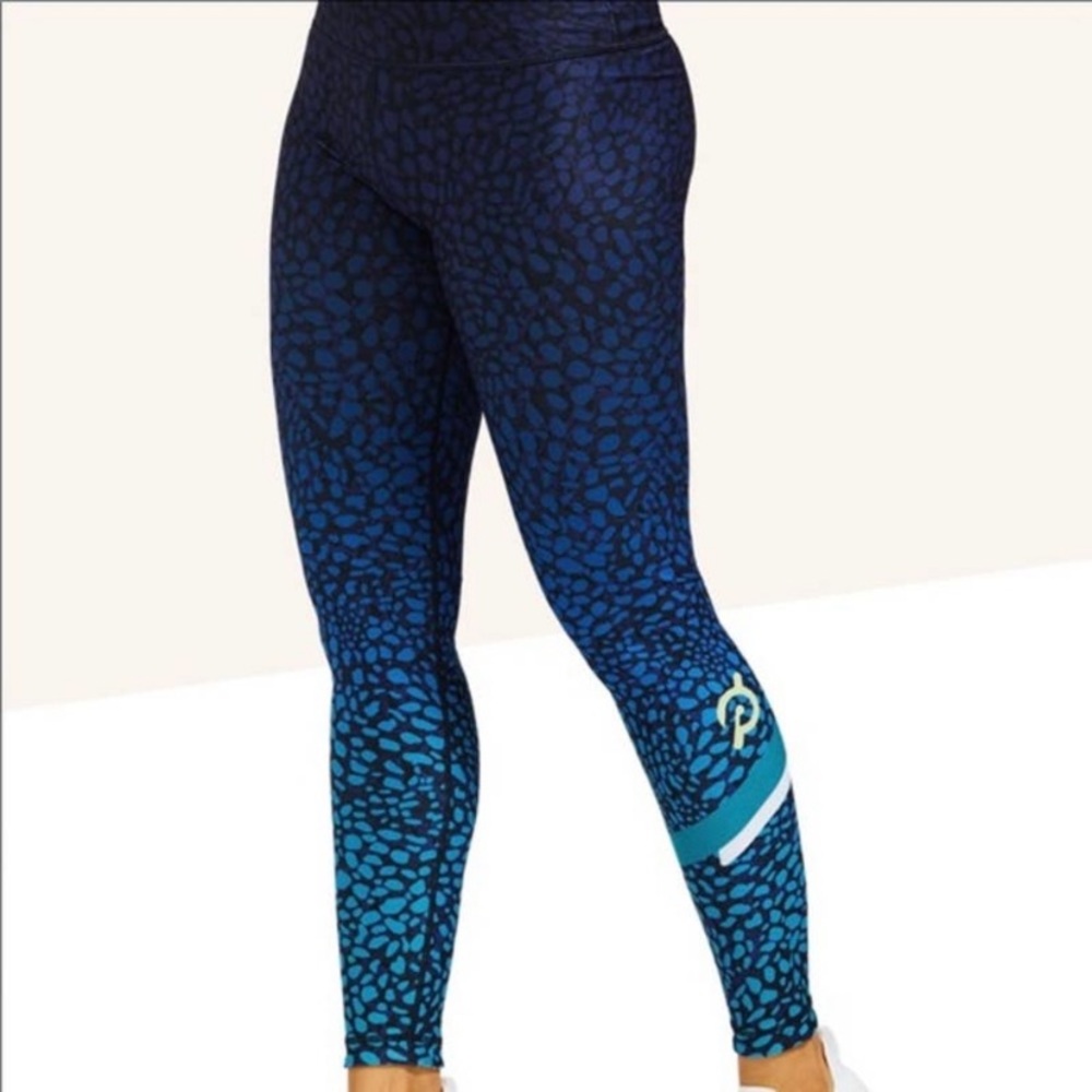 PELOTON Wild Kite High Waist Leggings Size S NEW Workout Athletic Athleisure